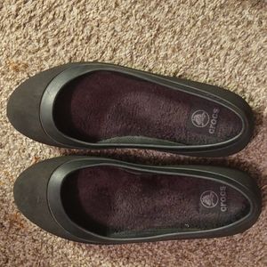 Crocs flats Mammoth Sz. 9 dark Gray light black